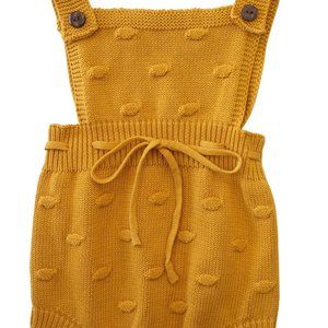 Basic Knit Bow Romper